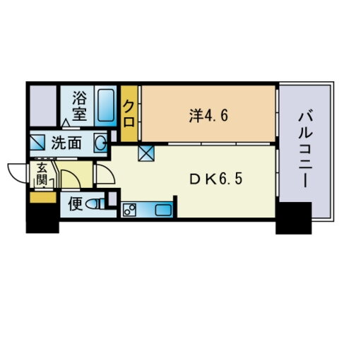 福岡県福岡市中央区渡辺通５ 天神駅 1DK マンション 賃貸物件詳細