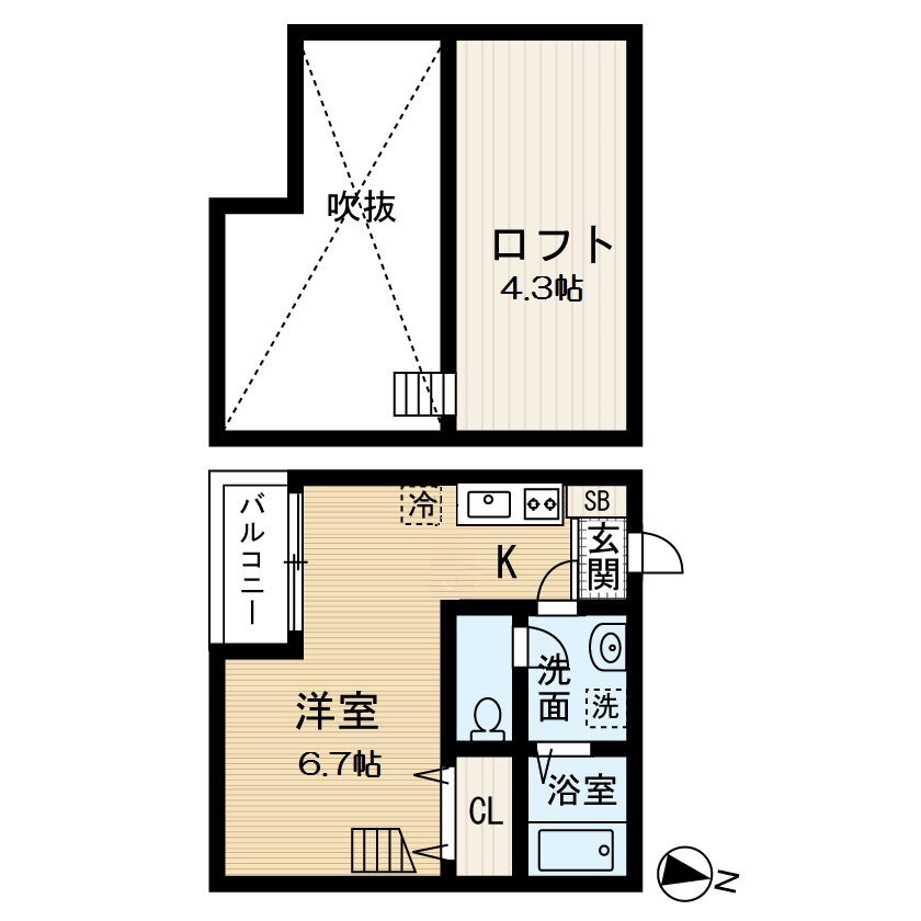 ＳＥＲＩＥ東仙台　セリエヒガシセンダイ 2階 ワンルーム 賃貸物件詳細