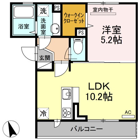 広島県広島市西区観音新町１ 新井口駅 1LDK アパート 賃貸物件詳細
