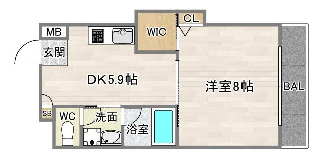 大阪府大阪市阿倍野区文の里４ 昭和町駅 1DK マンション 賃貸物件詳細