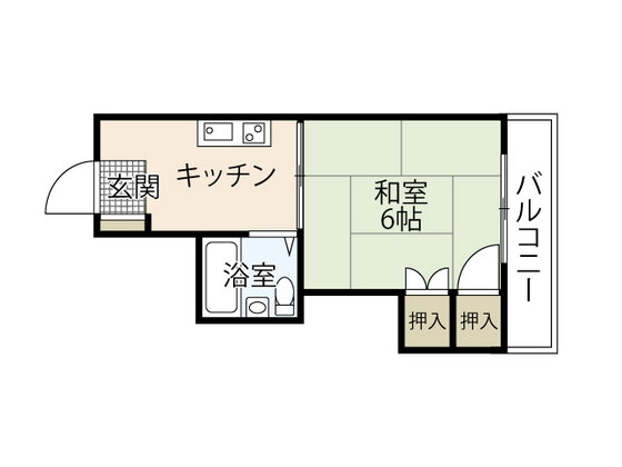 広島県広島市西区小河内町２ 観音町駅 1DK マンション 賃貸物件詳細