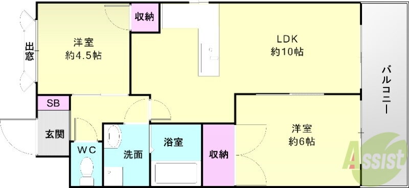 兵庫県神戸市中央区中山手通６ 県庁前駅 2LDK マンション 賃貸物件詳細