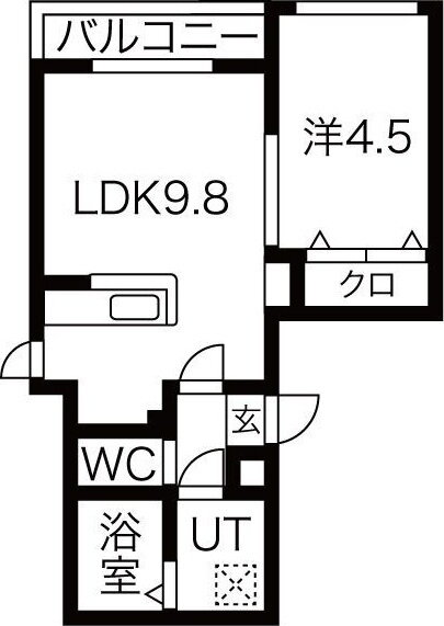 北海道札幌市西区山の手三条２ 琴似駅 1LDK マンション 賃貸物件詳細