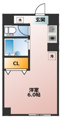 第２大澤ビル 2階 ワンルーム 賃貸物件詳細
