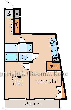 兵庫県神戸市西区北別府４ 伊川谷駅 2DK マンション 賃貸物件詳細