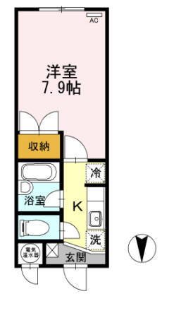 シティオ岩倉 1階 1K 賃貸物件詳細