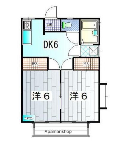 東京都町田市小川４ つくし野駅 2DK アパート 賃貸物件詳細