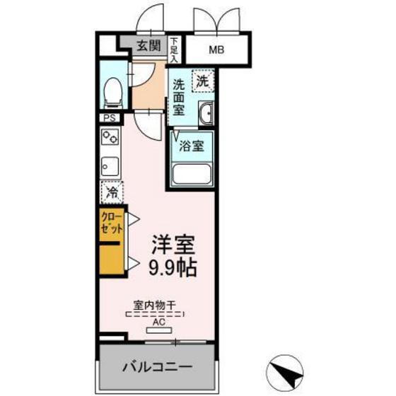 ｃｉｌｉｅｇｉｏ桜坂 2階 ワンルーム 賃貸物件詳細