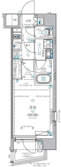 ディアレイシャス赤羽 2階 1K 賃貸物件詳細