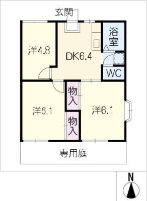 シティーメイト柴田 1階 3DK 賃貸物件詳細