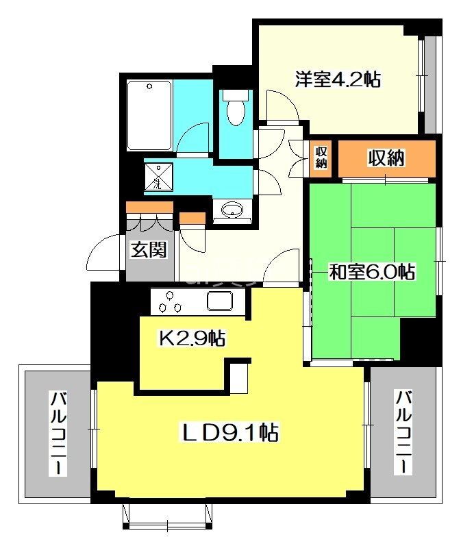 東京都府中市宮西町２ 府中駅 2LDK マンション 賃貸物件詳細