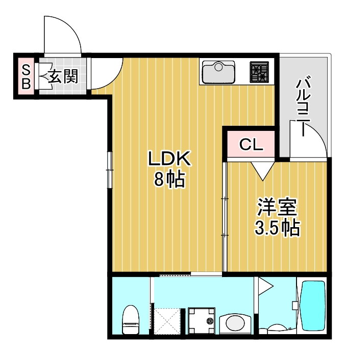 大阪府大阪市城東区諏訪１ 放出駅 1LDK アパート 賃貸物件詳細