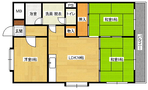 広島県広島市安佐南区東原３ 西原駅 3LDK マンション 賃貸物件詳細