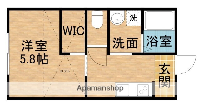 静岡県浜松市中央区野口町 八幡駅 1K アパート 賃貸物件詳細