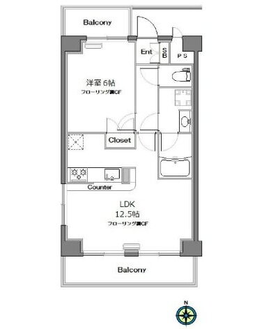 東京都中野区中央３ 新中野駅 1LDK マンション 賃貸物件詳細