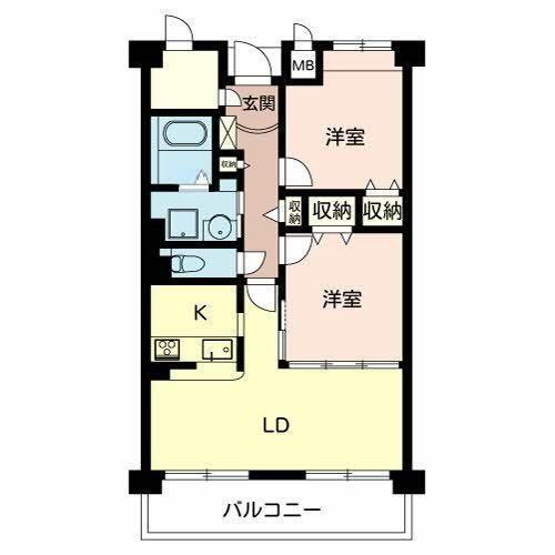 ストーク宮苑 3階 2LDK 賃貸物件詳細