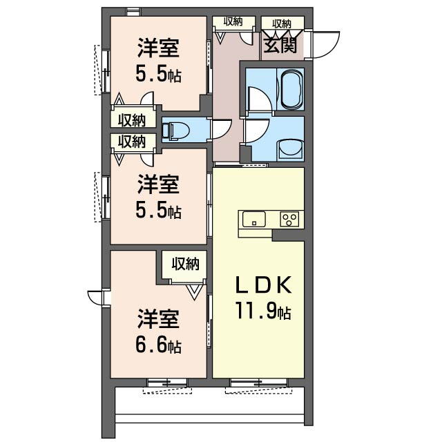 神奈川県横浜市港北区樽町４ 新綱島駅 3LDK マンション 賃貸物件詳細