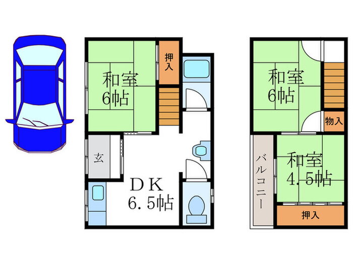 京都府京都市右京区西院太田町 西院駅 3DK 一戸建て 賃貸物件詳細