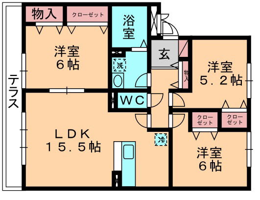 千葉県千葉市稲毛区小深町 四街道駅 3LDK アパート 賃貸物件詳細
