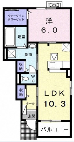 埼玉県川越市砂新田５ 新河岸駅 1LDK アパート 賃貸物件詳細