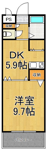 兵庫県西宮市津門呉羽町 今津駅 1DK マンション 賃貸物件詳細