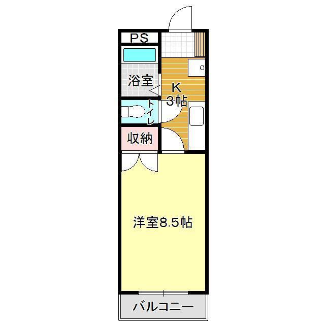 山口県下関市大学町４ 新下関駅 1K アパート 賃貸物件詳細