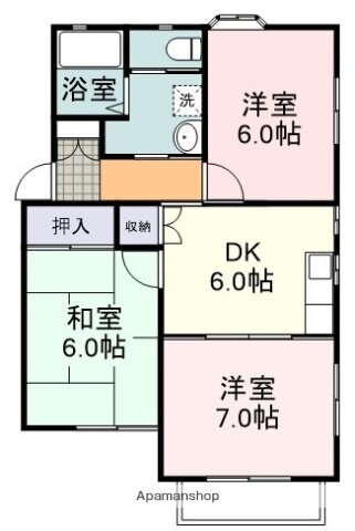 静岡県静岡市清水区西久保 清水駅 3DK アパート 賃貸物件詳細
