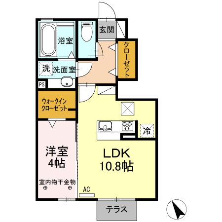 Ａｌｔａｉｒ（アルタ） 1階 1LDK 賃貸物件詳細