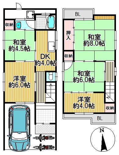 楠根南町貸家 5DK 賃貸物件詳細