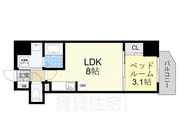 大阪府大阪市東成区中道３ 玉造駅 1LDK マンション 賃貸物件詳細