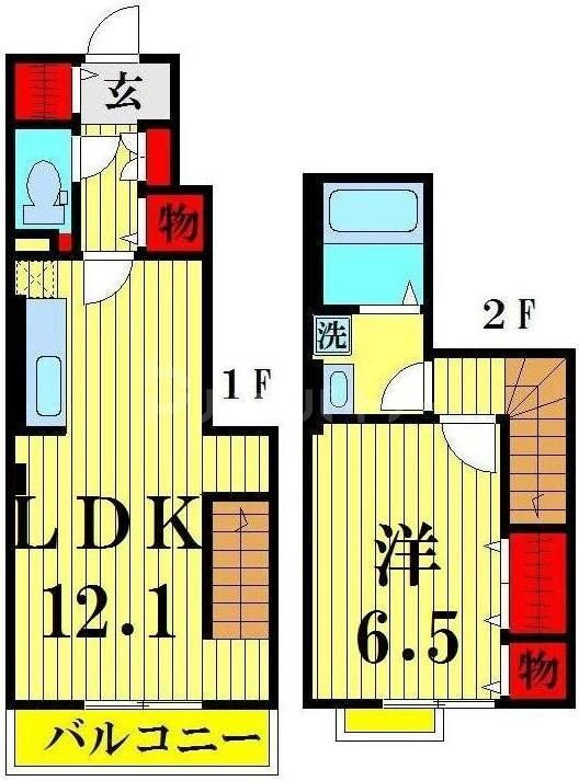 埼玉県八潮市大字垳 八潮駅 1LDK アパート 賃貸物件詳細