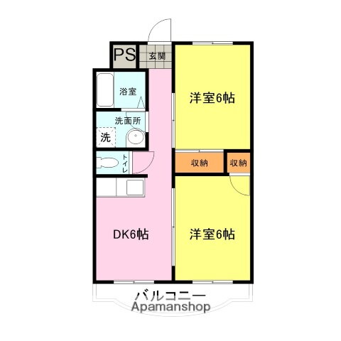 山口県下関市幡生町２ 幡生駅 2DK アパート 賃貸物件詳細