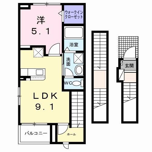 群馬県前橋市駒形町 駒形駅 1LDK アパート 賃貸物件詳細