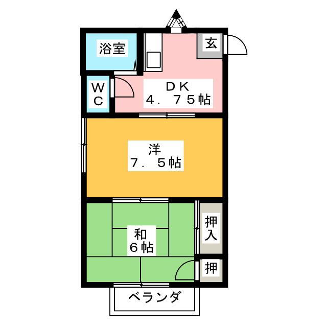 愛知県海部郡蟹江町今西２ 蟹江駅 2K アパート 賃貸物件詳細