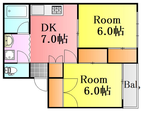 広島県広島市中区中町 袋町駅 2DK マンション 賃貸物件詳細