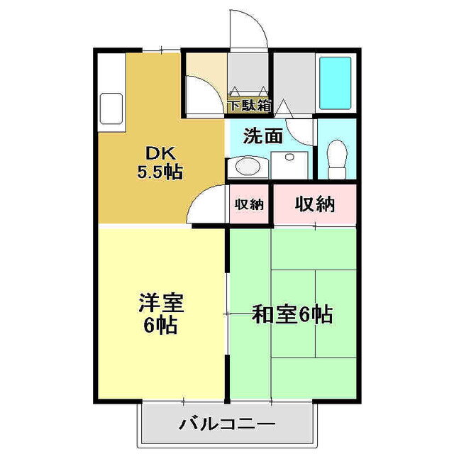 高知県高知市介良 一条橋駅 2DK アパート 賃貸物件詳細