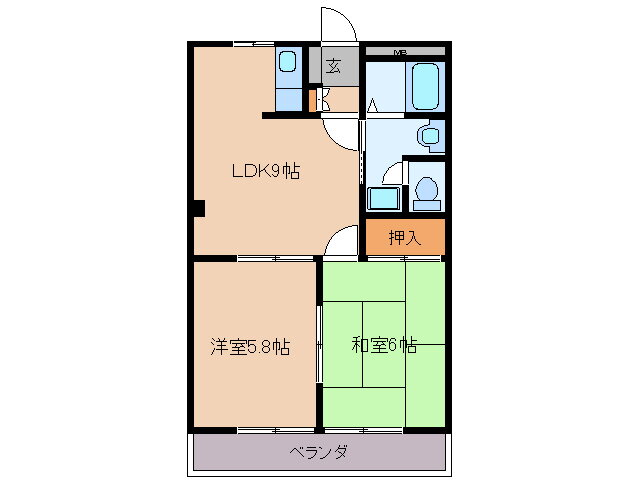 三重県度会郡度会町葛原 田丸駅 2LDK アパート 賃貸物件詳細