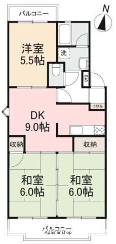 香川県高松市伏石町 三条駅 3DK マンション 賃貸物件詳細