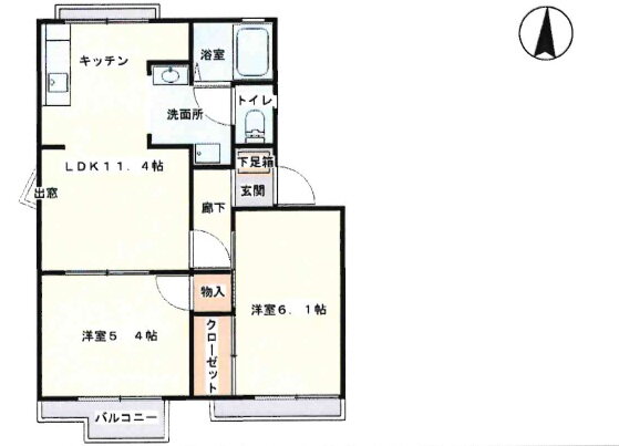 兵庫県姫路市西新在家２ 山陽姫路駅 2LDK アパート 賃貸物件詳細