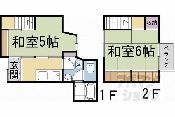 京都府京都市下京区柿本町 丹波口駅 2K 一戸建て 賃貸物件詳細