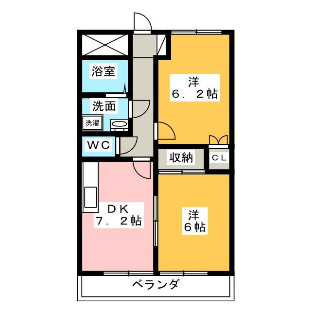 愛知県名古屋市天白区鴻の巣１ 2DK マンション 賃貸物件詳細