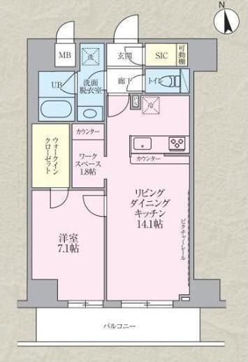 東京都台東区今戸１ 浅草駅 1LDK マンション 賃貸物件詳細