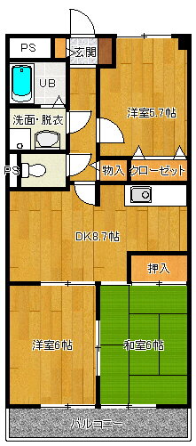 茨城県水戸市中央１ 水戸駅 3LDK マンション 賃貸物件詳細