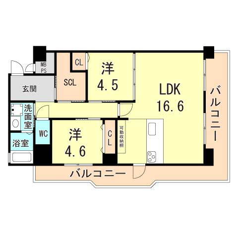 兵庫県明石市北朝霧丘１ 大蔵谷駅 2LDK マンション 賃貸物件詳細