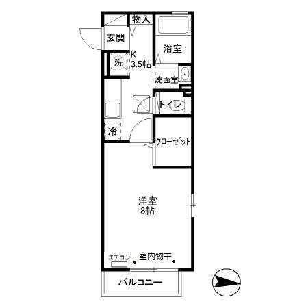 神奈川県茅ヶ崎市浜竹１ 辻堂駅 1K アパート 賃貸物件詳細