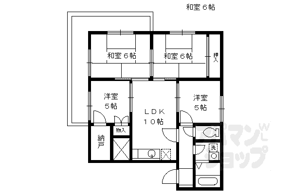 立美家ビル 10階 4LDK 賃貸物件詳細