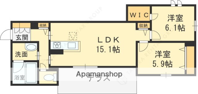 大阪府高槻市南芥川町 高槻駅 2LDK マンション 賃貸物件詳細