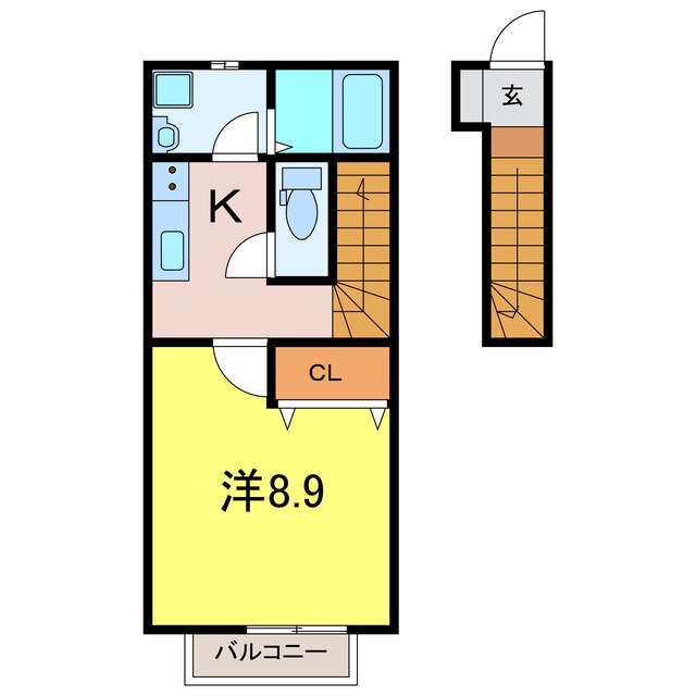 愛知県碧南市松江町５ 新川町駅 1K アパート 賃貸物件詳細