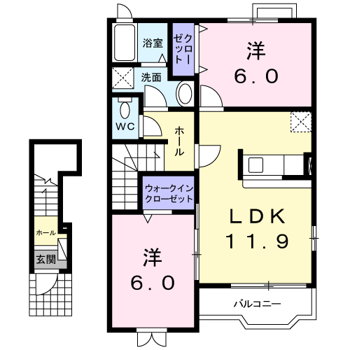 熊本県熊本市西区新土河原１ 西熊本駅 2LDK アパート 賃貸物件詳細