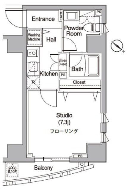 東京都港区赤坂７ 赤坂駅 1K マンション 賃貸物件詳細